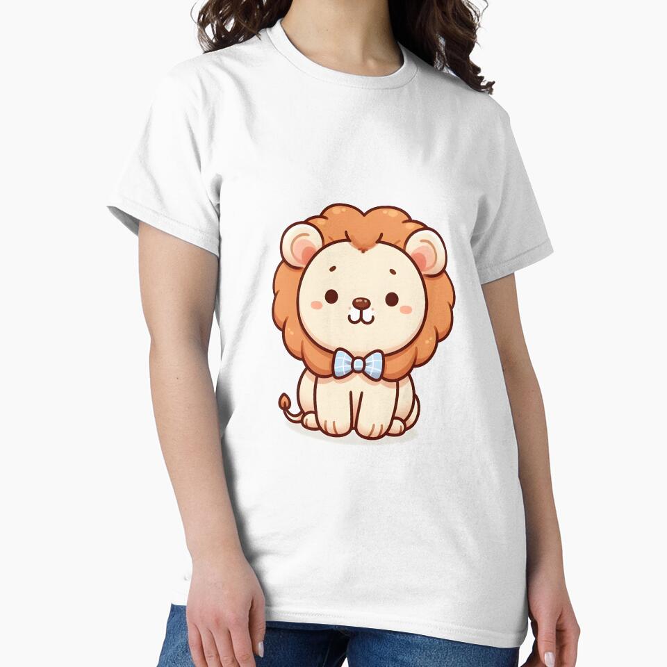 Kawaii Lion With Bow Tie by CanvasCutie