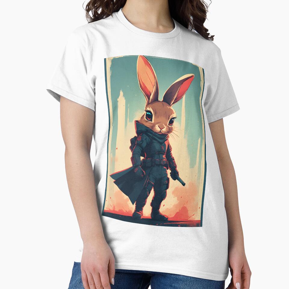Cute Black Rabbit Superhero by owi-art