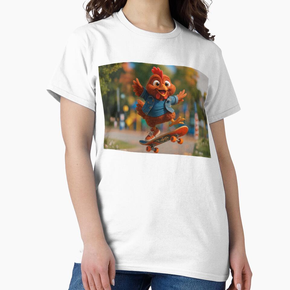 Skater Rhode Island Red Chicken by Sillytoe