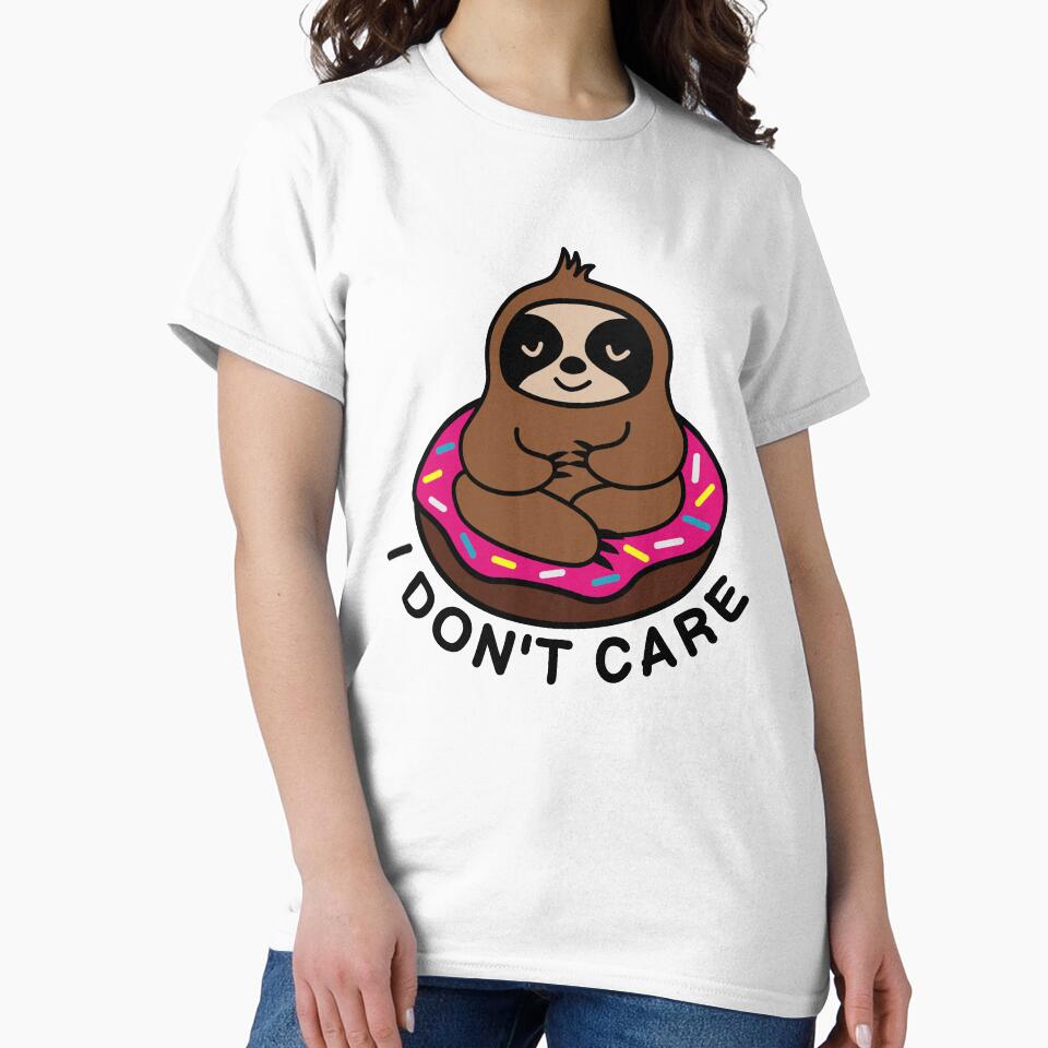 Sloth I Don't Care by c-vector-studio