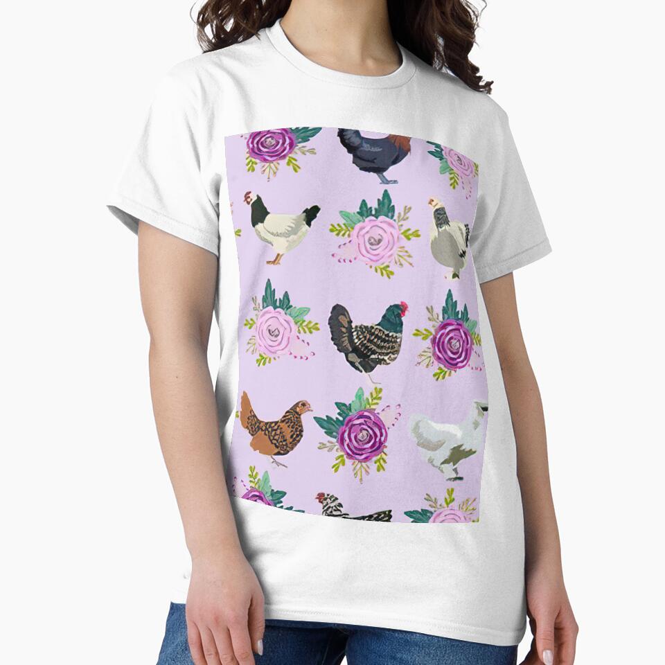 Purple Floral Chicken by SweetPea49