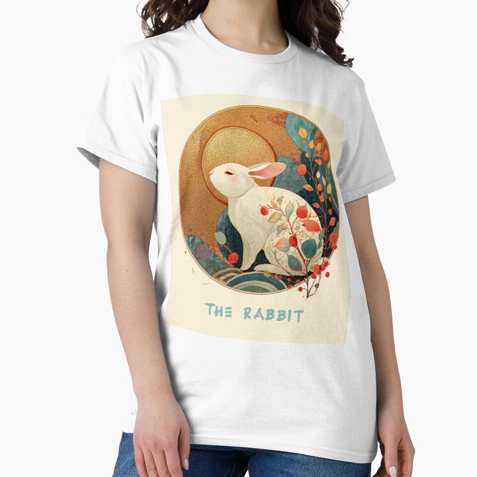 The Rabbit Mystical Nature Symbol Art by ForeverPrintsOK