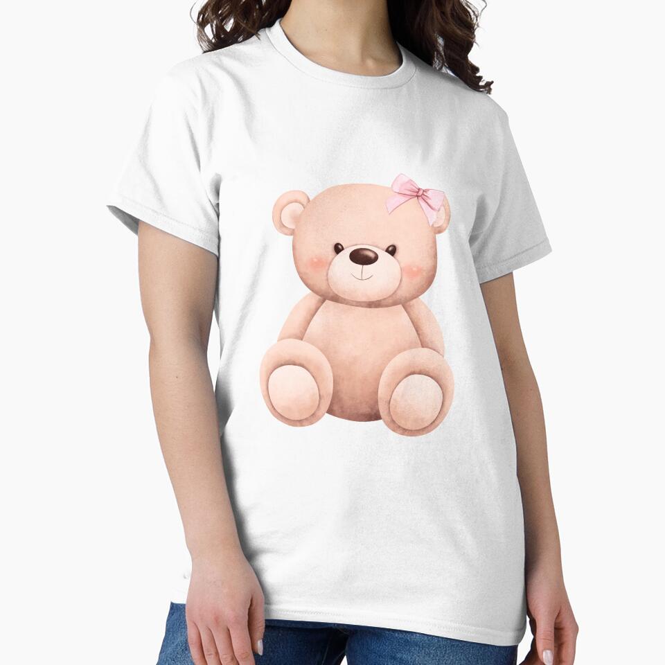 Kawaii Bear with Bow by amyshira7