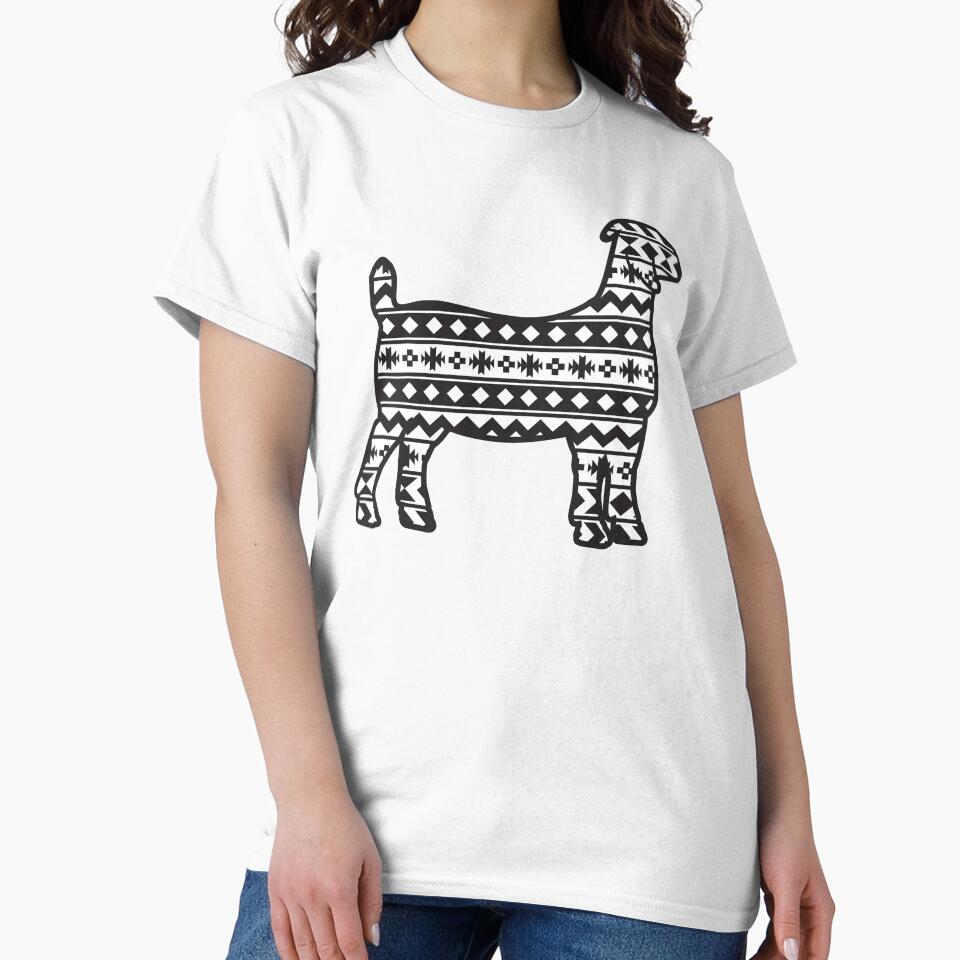 Boer Goat with Aztec Pattern by Sam Morrison