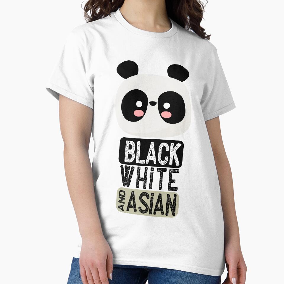 Panda: Black, White and Asian by ArtTees44