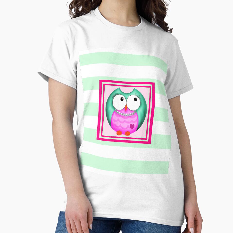 Owl Lavender Green by BeachBumFamily