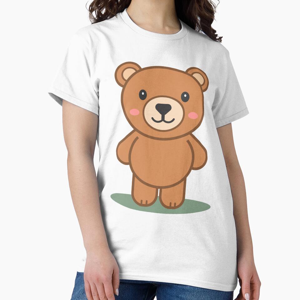 Cute Cozy Teddy Bear Cartoon by Shape Snip Studio