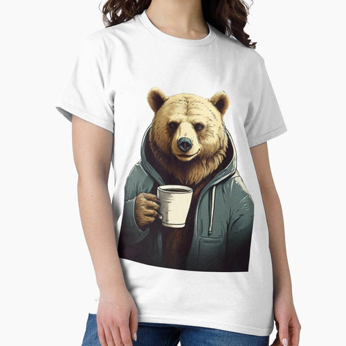Bear drinking coffee by Art-Design-EM