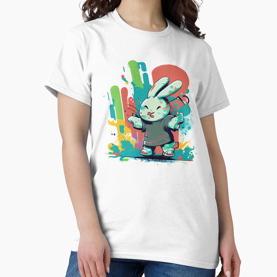 Graffiti powerful Cartoon Rabbit 3 (Eastern 2023) by Earth Celebration Designs