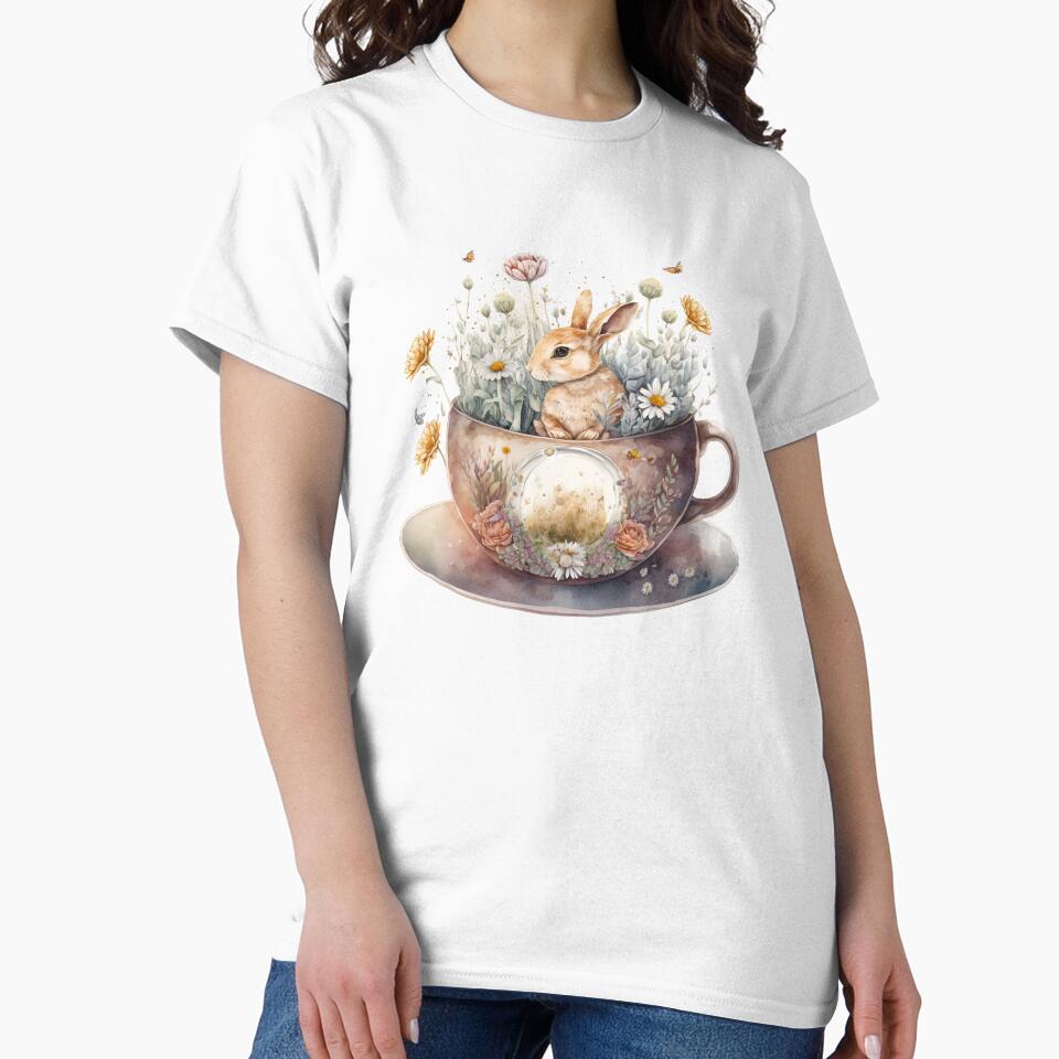 Pastel Easter Bunny | Teacup Rabbit | Coffee Bunny | Coffee Rabbit | Spring Rabbit | Cute Overload Rabbit | Chinese New Year Rabbit | Year of the Rabbit | Chinese New Year 2023 by Synthetic-Intel