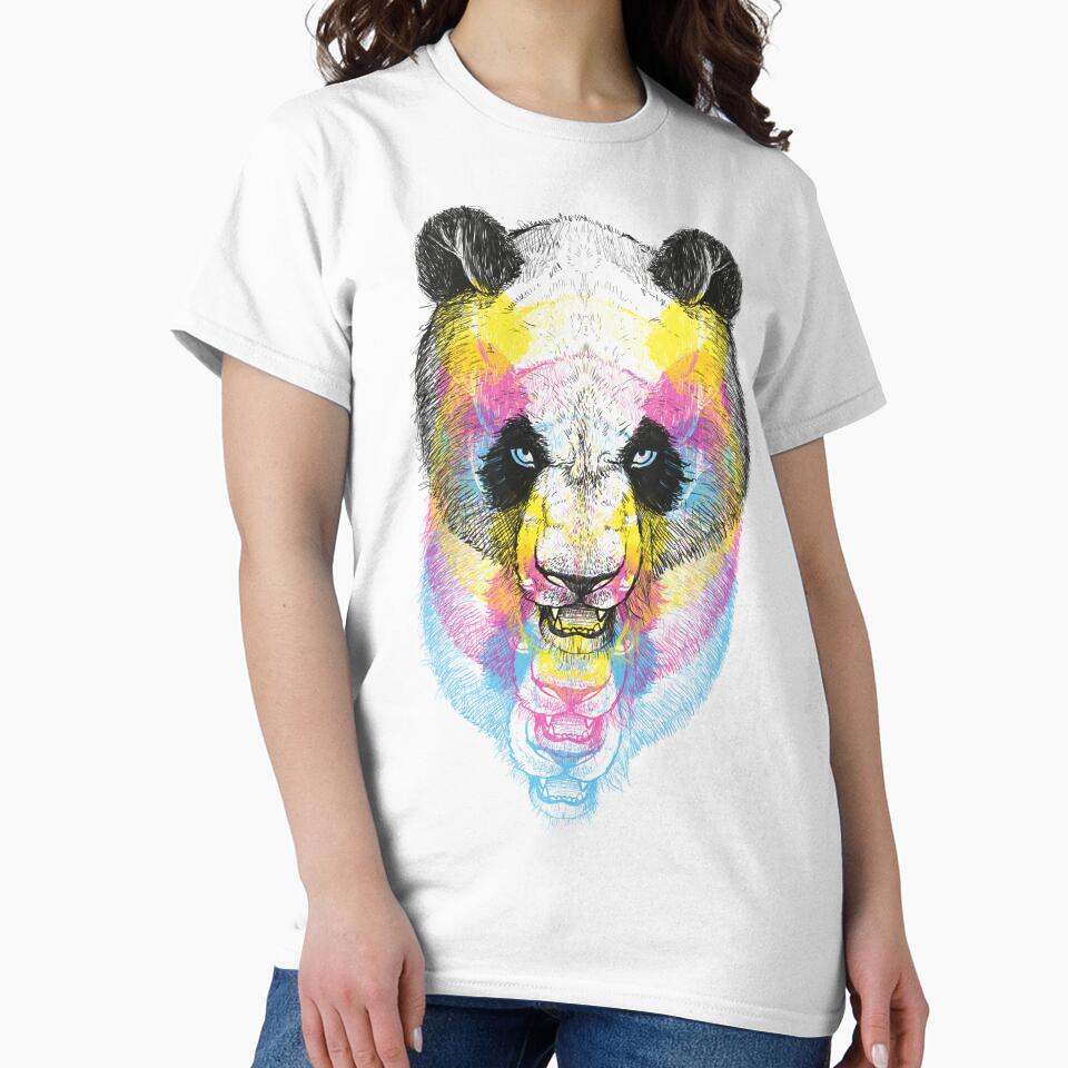 Panda bear CMYK by fruehmorgens