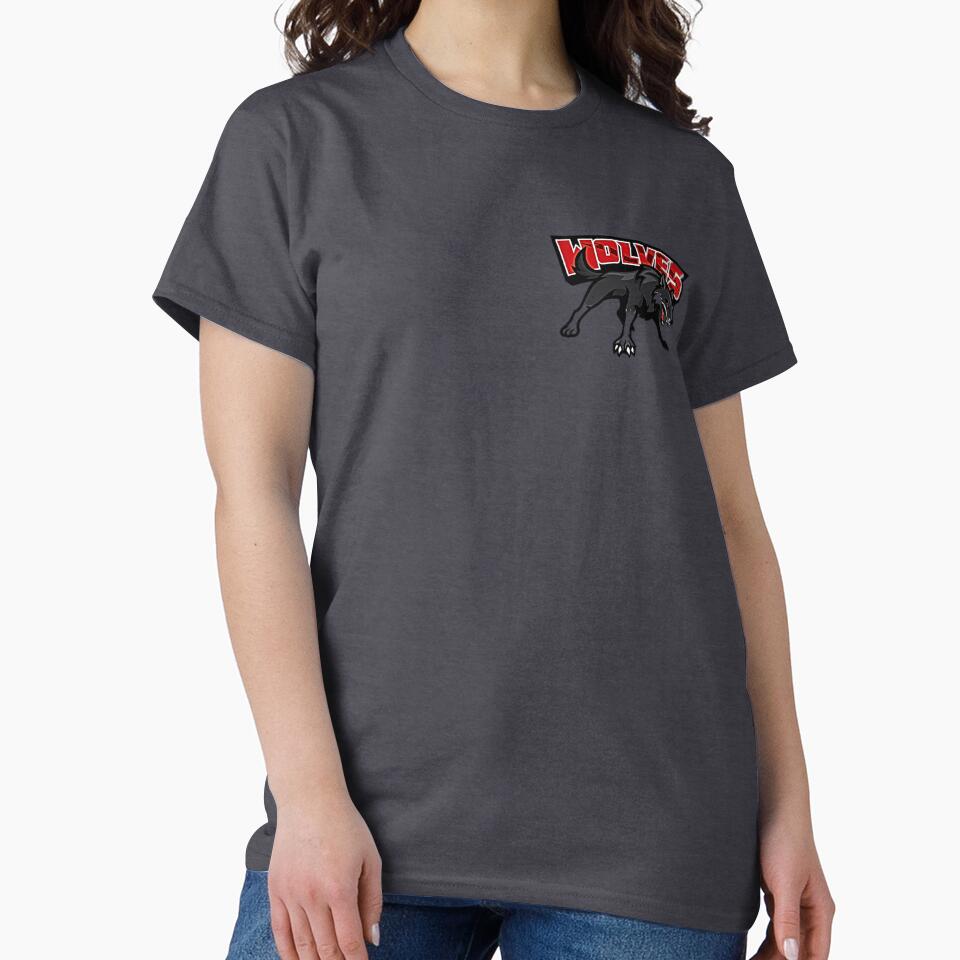 Dangerous Wolf Design With WOLVES Inscription by NoxLand