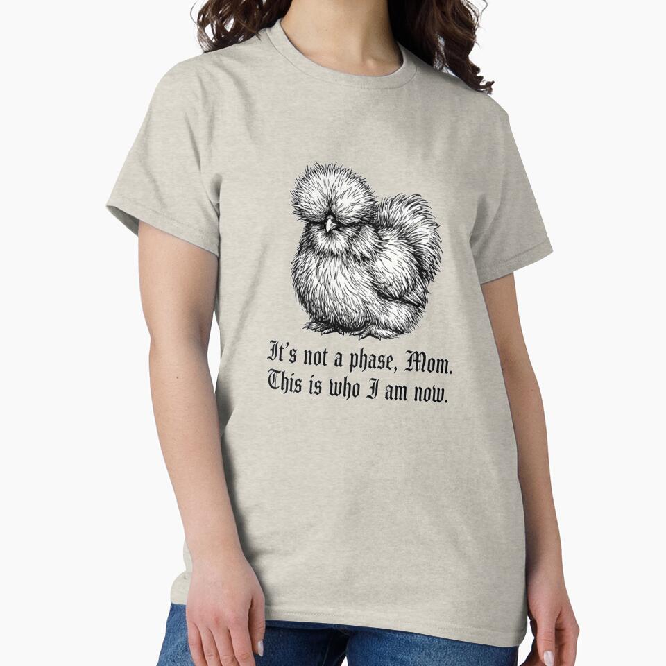 Silkie Chicken Emo Humor - This is who I am now. by guitarchalk