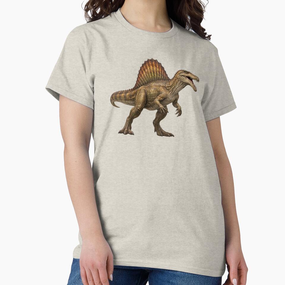 Realistic Spinosaurus Dinosaur Art | Paleoart Sail-Backed Dinosaur | Prehistoric Predator Illustration by SimplyJasper