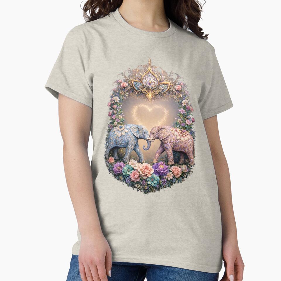 Spiritual Elephant Mandala Art and Love by V-ForAll