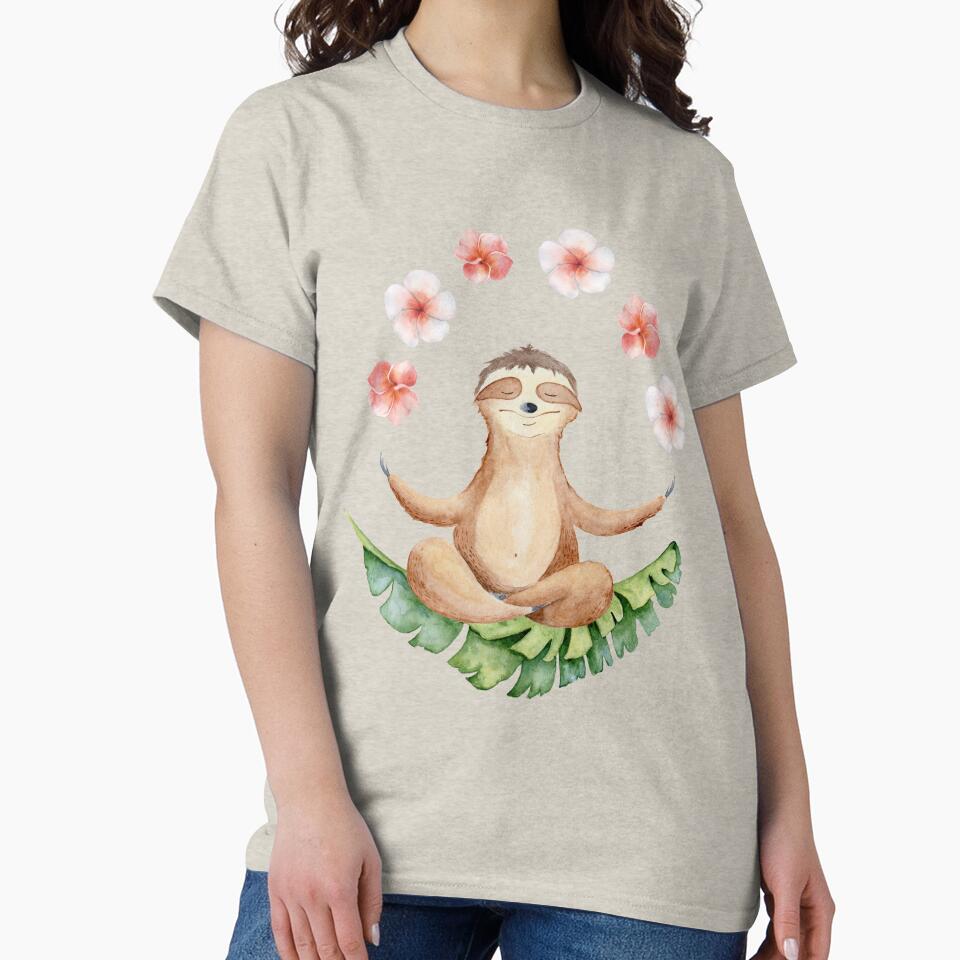 The Happy Sloth Yoga by Stylish-choice