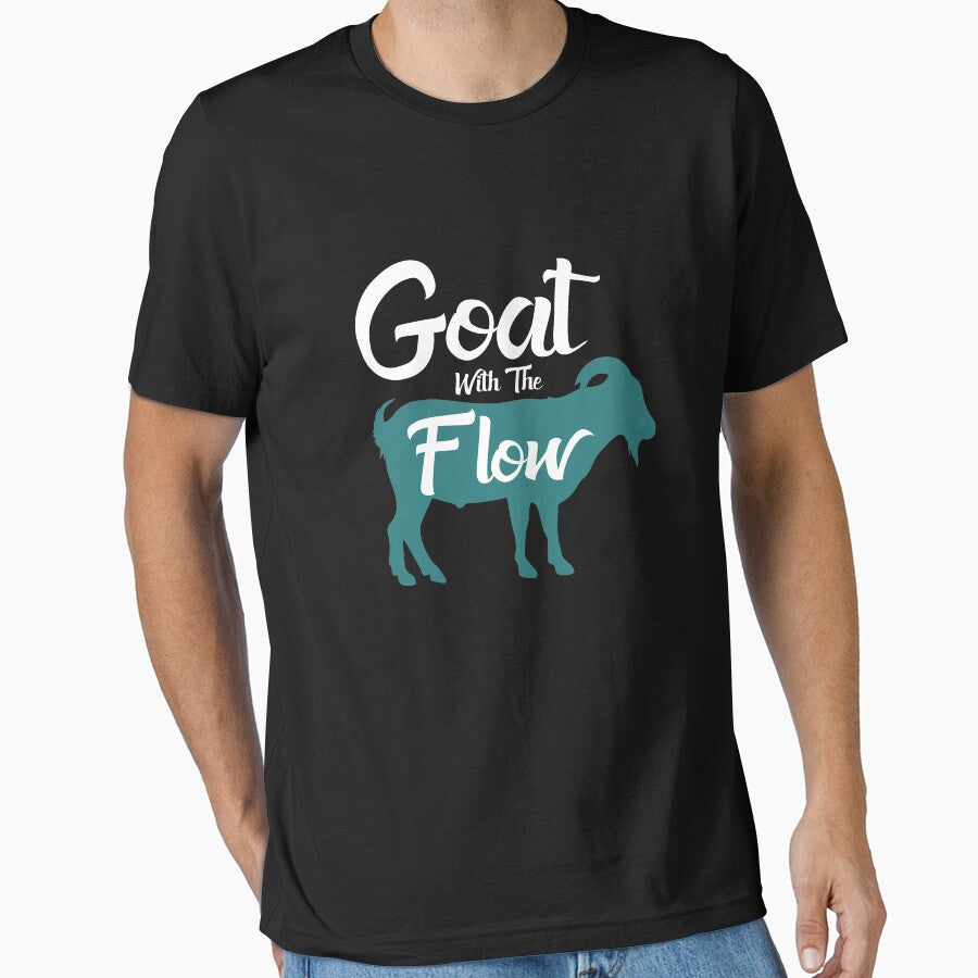Goat With The Flow, Goat Lady, Goat Lover by Designs4Less