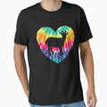 Goat Heart With Tie dye Print For Goat Lover by JokeGysen