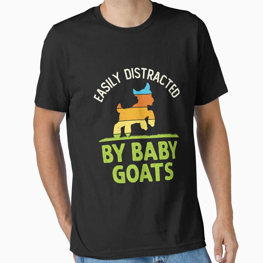 Easily Distracted by Baby Goats Cute Goat Lover by jaygo