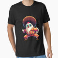 Dancing Disco Chicken Afro 70s 80s Retro Poultry Lover by Designer-Girl