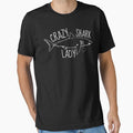 Crazy Shark Lady Heart Cute by jacks-tees
