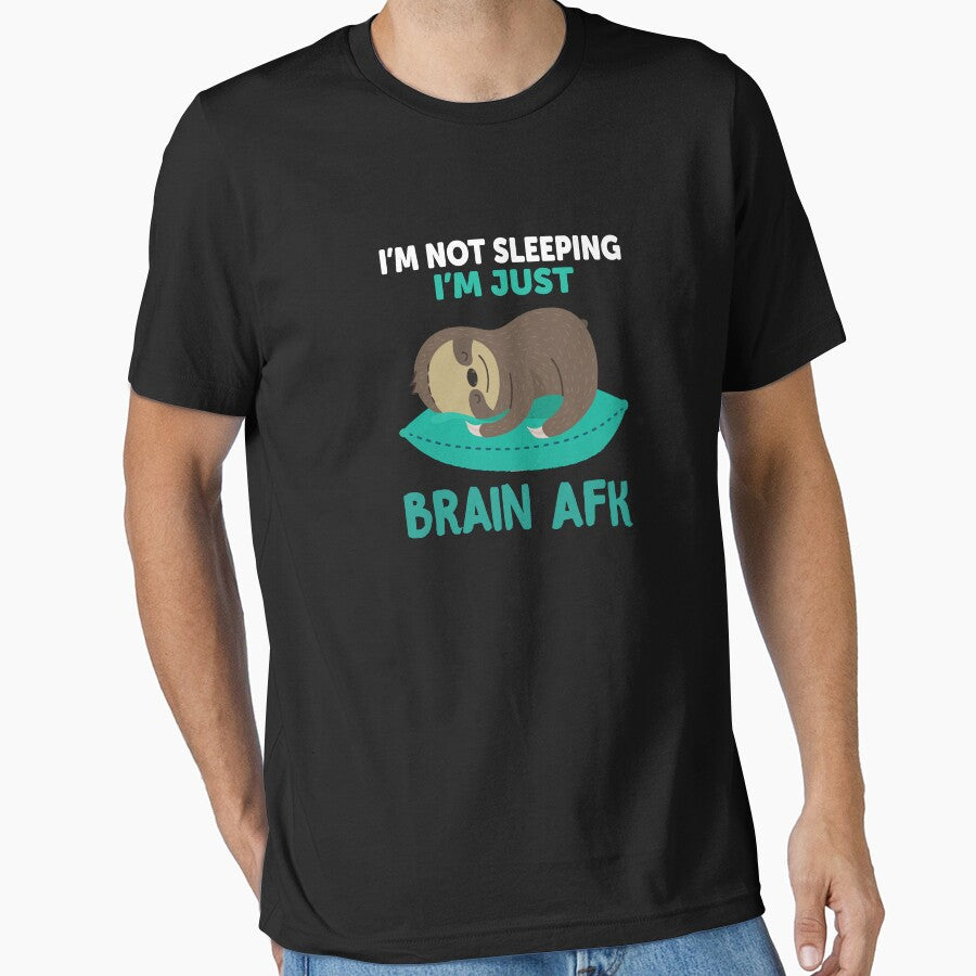 I’m Not Sleeping I’m Brain AFK Sloth Art by erinnn41
