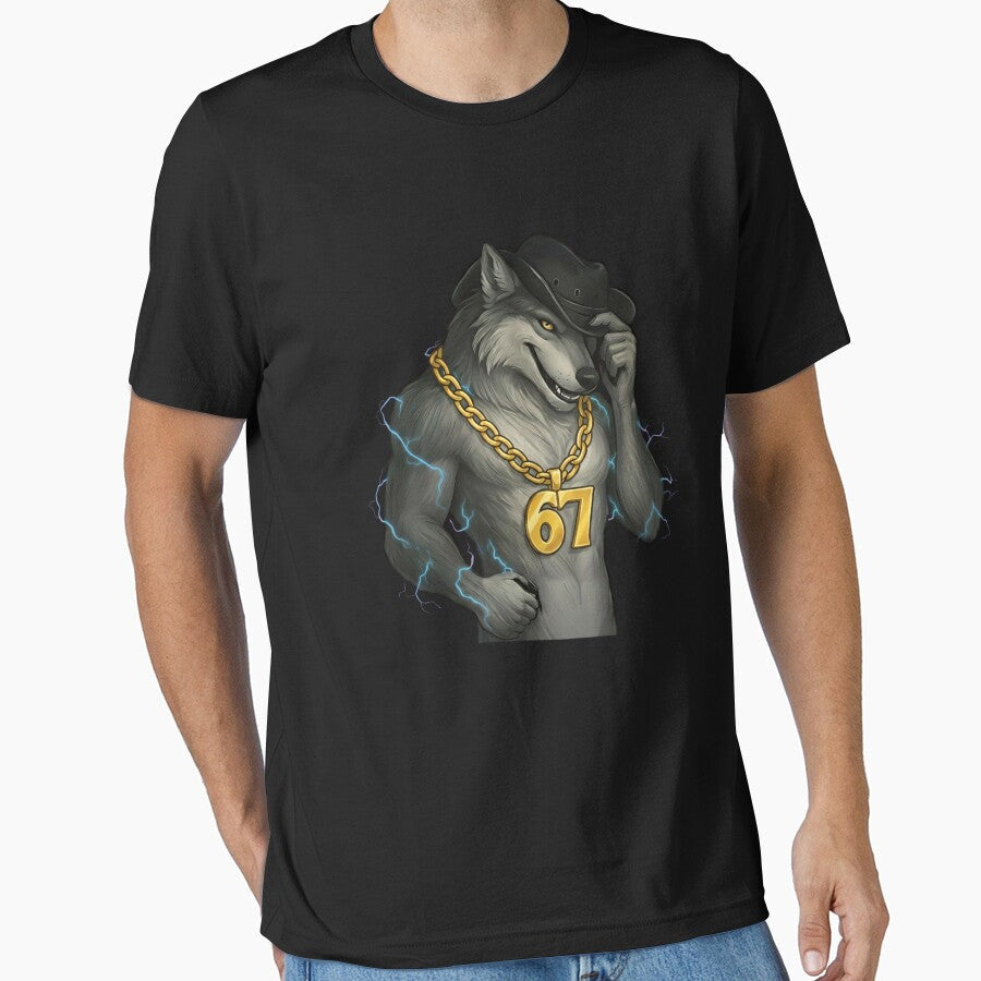 Electric Cowboy Werewolf with Gold Chain by LashondaGreen89