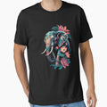 Cute Flower Elephant on summer Floral Elephant3 by joyouartArt