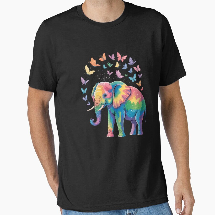 Elephant Spraying Butterflies for Elephant Lovers by angolinnArt