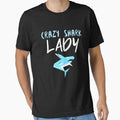 Crazy Shark Lady Feirce by jacks-tees