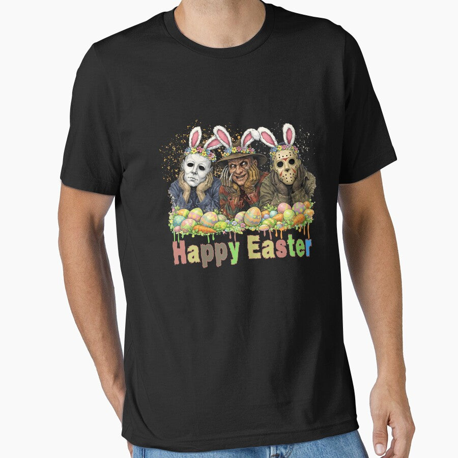 Happy Easter Horror Movie Easter Gothic Bunny Horror Characters by RDGNR