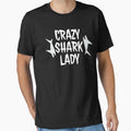 Crazy Shark Lady Side by jacks-tees