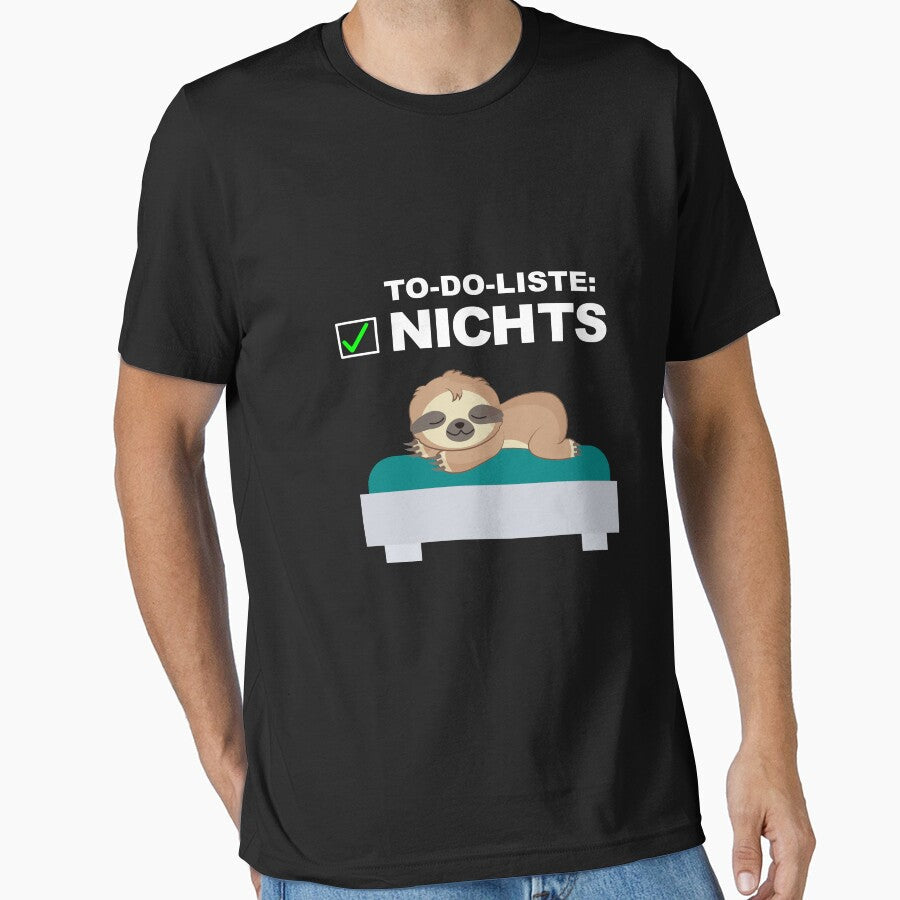To-Do List Nothing - Sloth Lazy Sluggish Funny by Ibu83