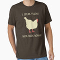 I Speak Fluent Bock-Bock-Bogahk! Funny Chicken by Delightfully Cynical