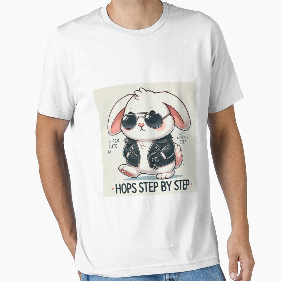 Cute Badboy Rabbit Hopping Step by Step by SmilingTailsART