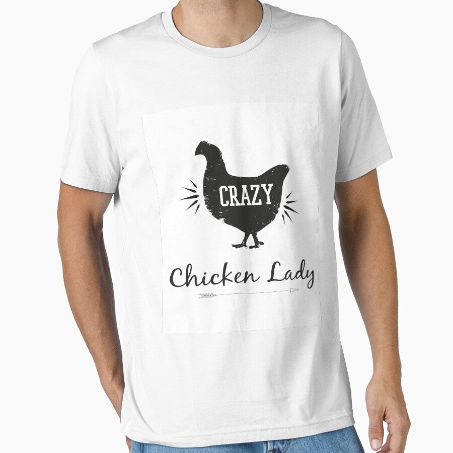 Crazy Chicken Lady Shirt, Chicken Coop, Chicken Lover, Chicken Mom, Chicken Gifts, Chicken Farmer Shirt, Funny Sarcastic Tshirt by shopanddesigned