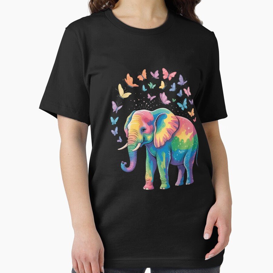 Elephant Spraying Butterflies for Elephant Lovers by angolinnArt