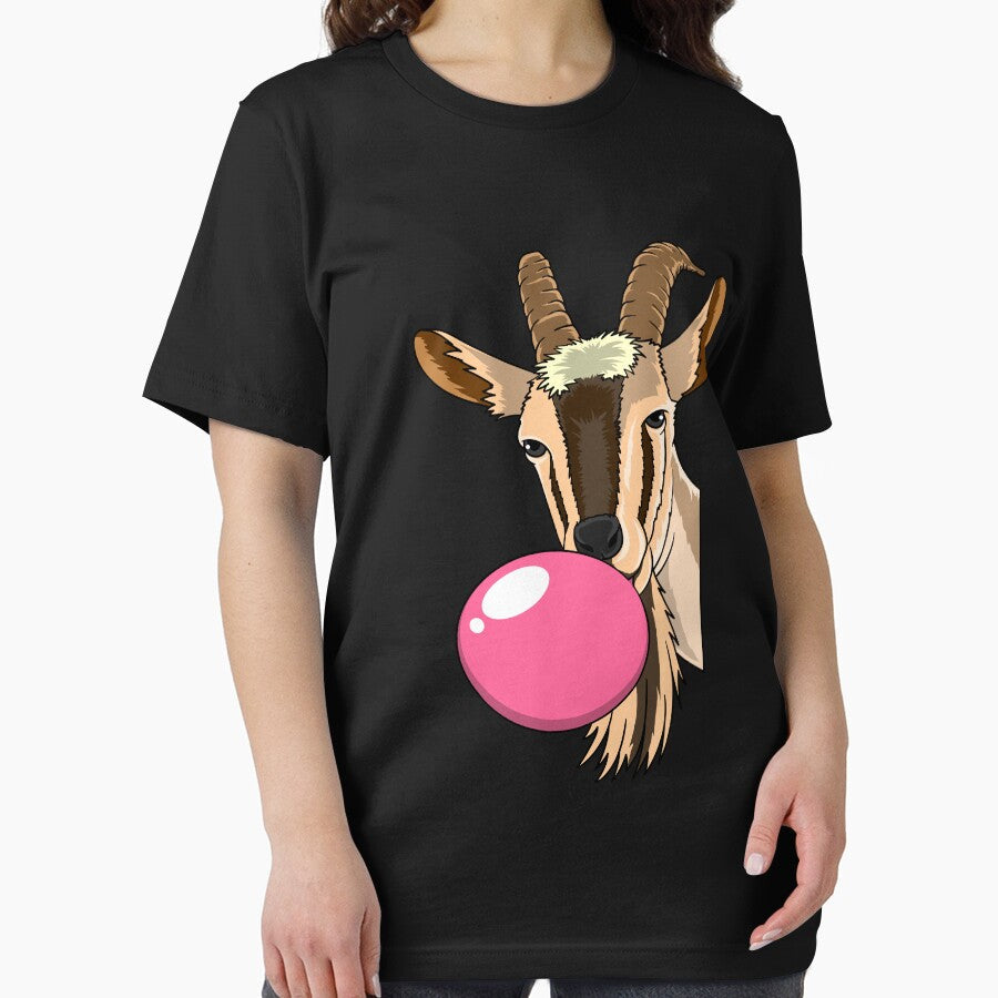 funny goat with bubble gum by Ibu83