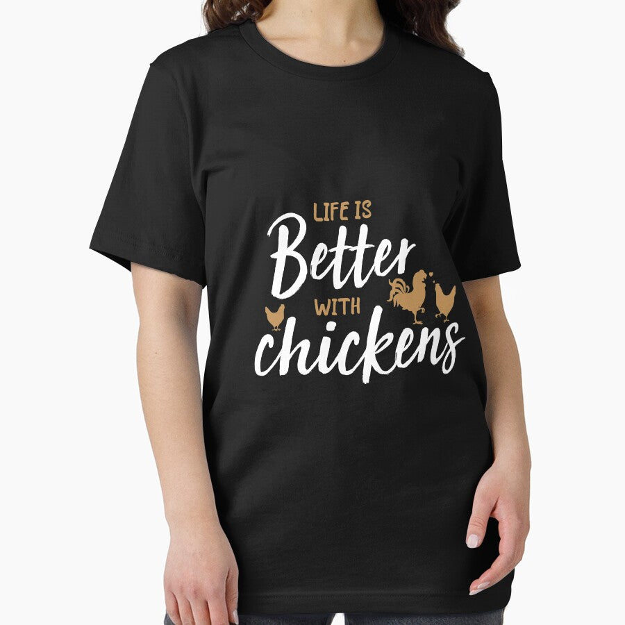 Life Is Better With Chickens (WHITE) by YASIRO ⭐⭐⭐⭐⭐