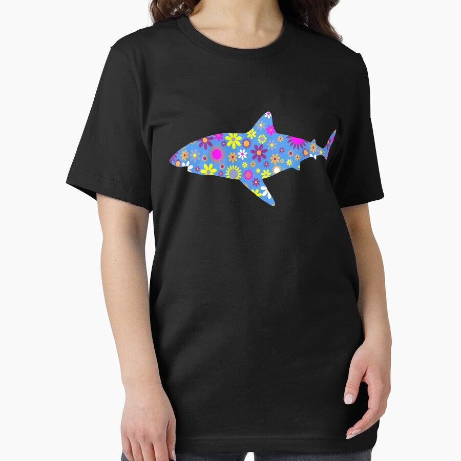 Cute Floral Shark Design - Unique Gift Ideas For Women And Girls by cartba