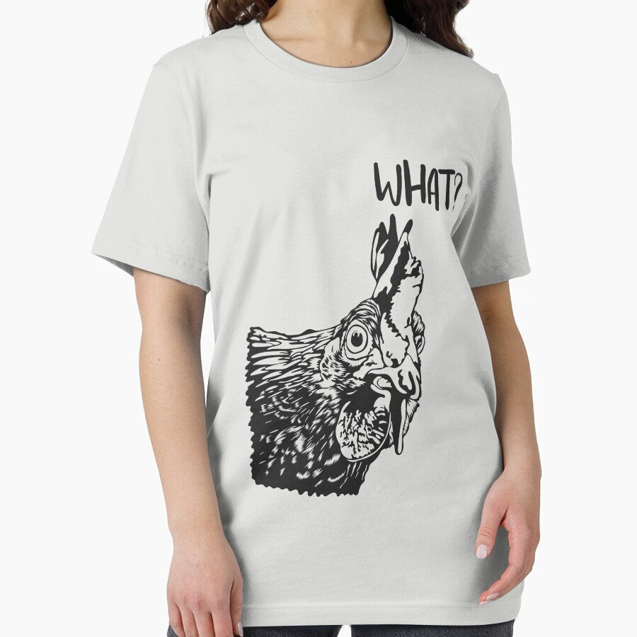 Funny Chicken Saying What? Chicken Design by Open  Space