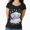Cute Elephant Cloud Rain by CoquetteLunaCo