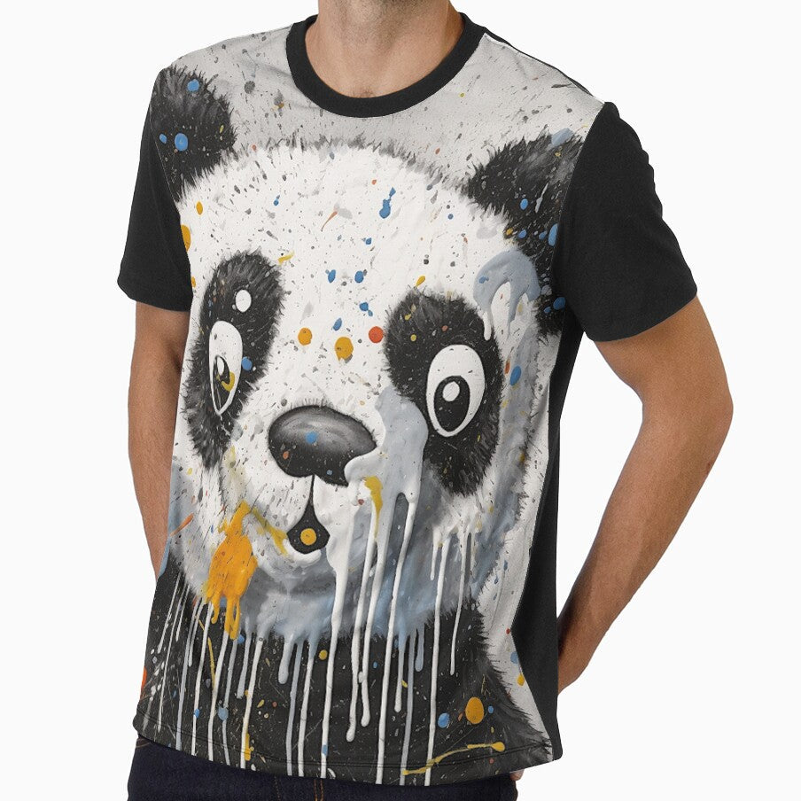 A PANDA PAINTED STREET ART by infinitearte