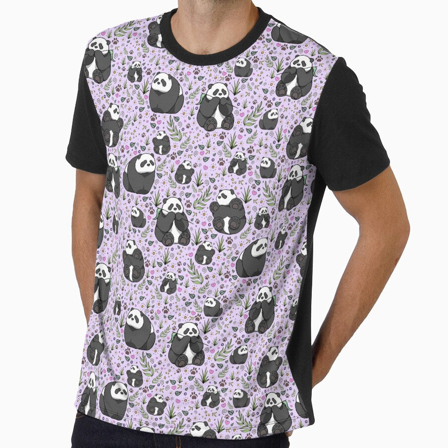 Pandas in Purple by Nemki