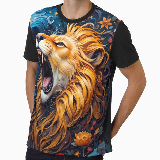 Cosmic Lion – Mystical Artwork by PawPrintStyles