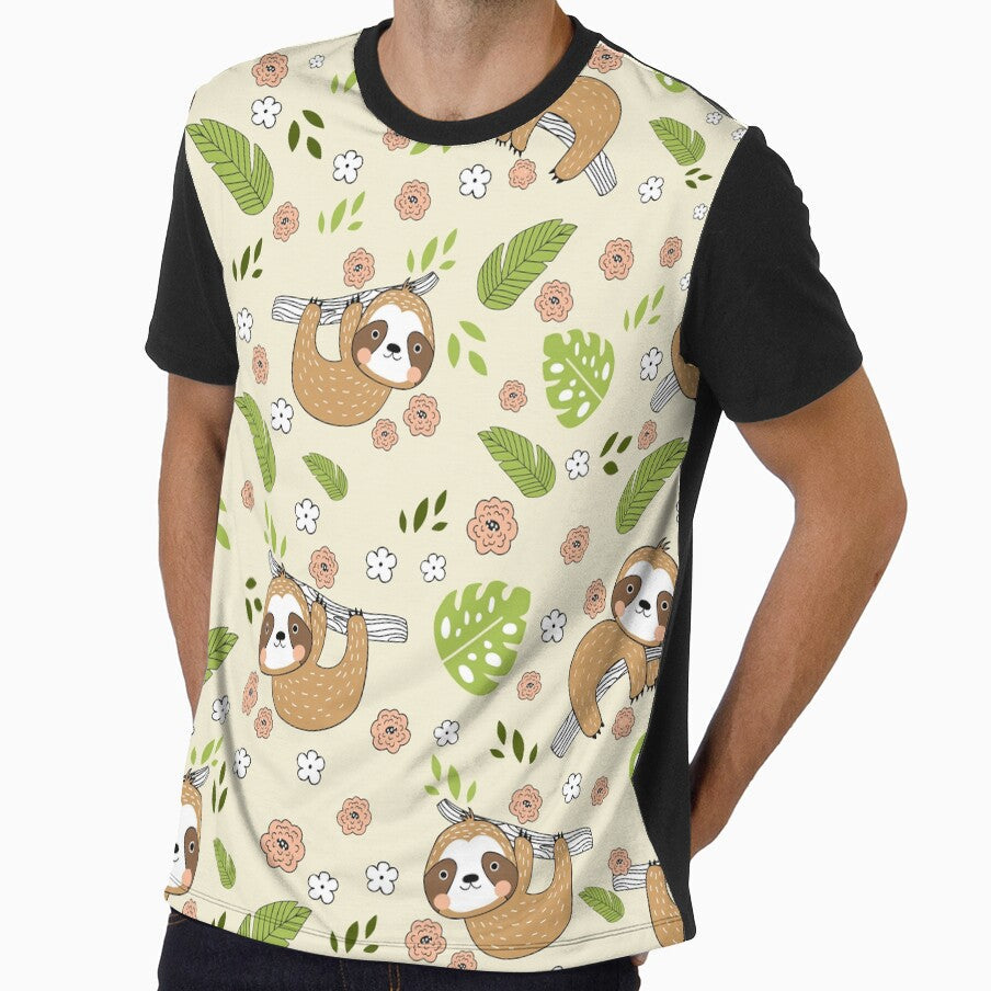 Cute Sloth Pattern by Ribsa