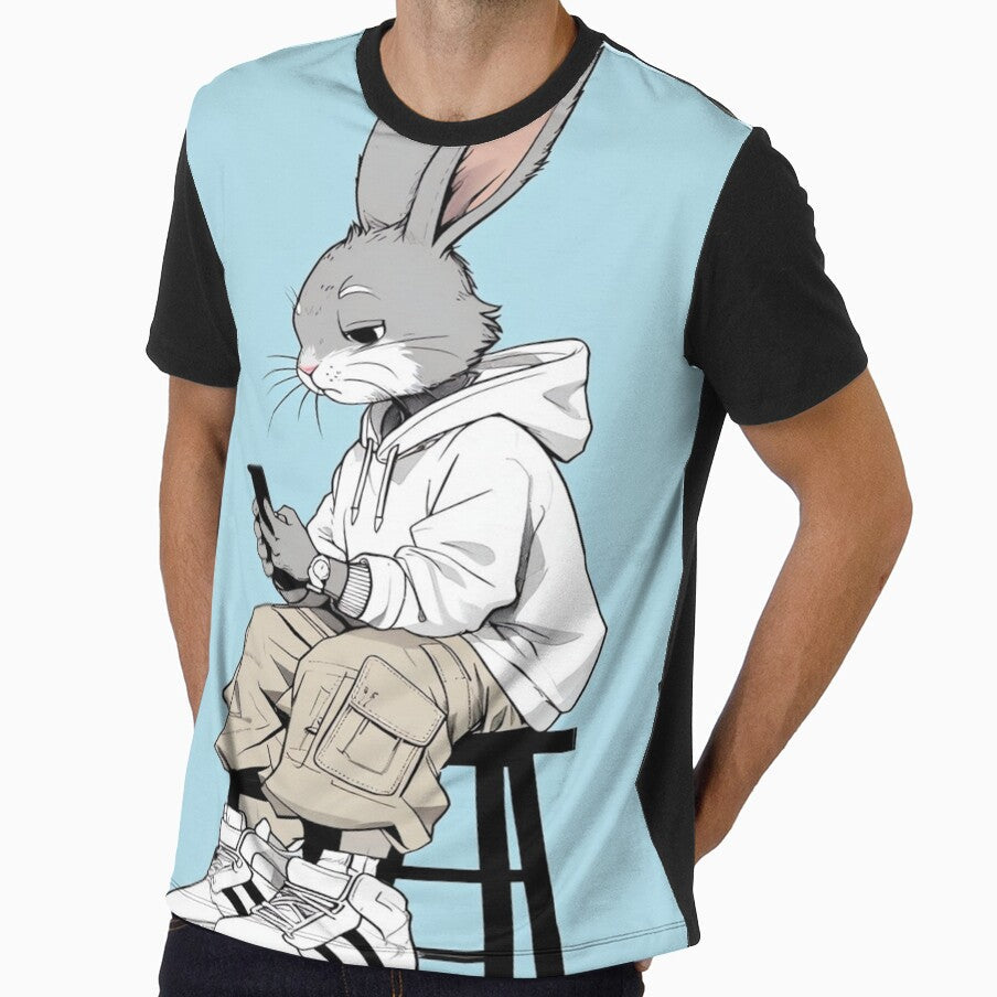 rabbit in the form of a person by saly55887