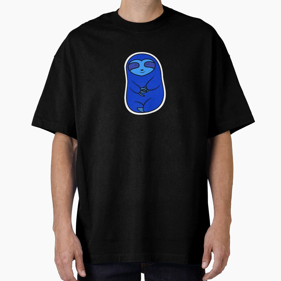 Happy Cozy Blue Sloth Bear by SubtleSplit