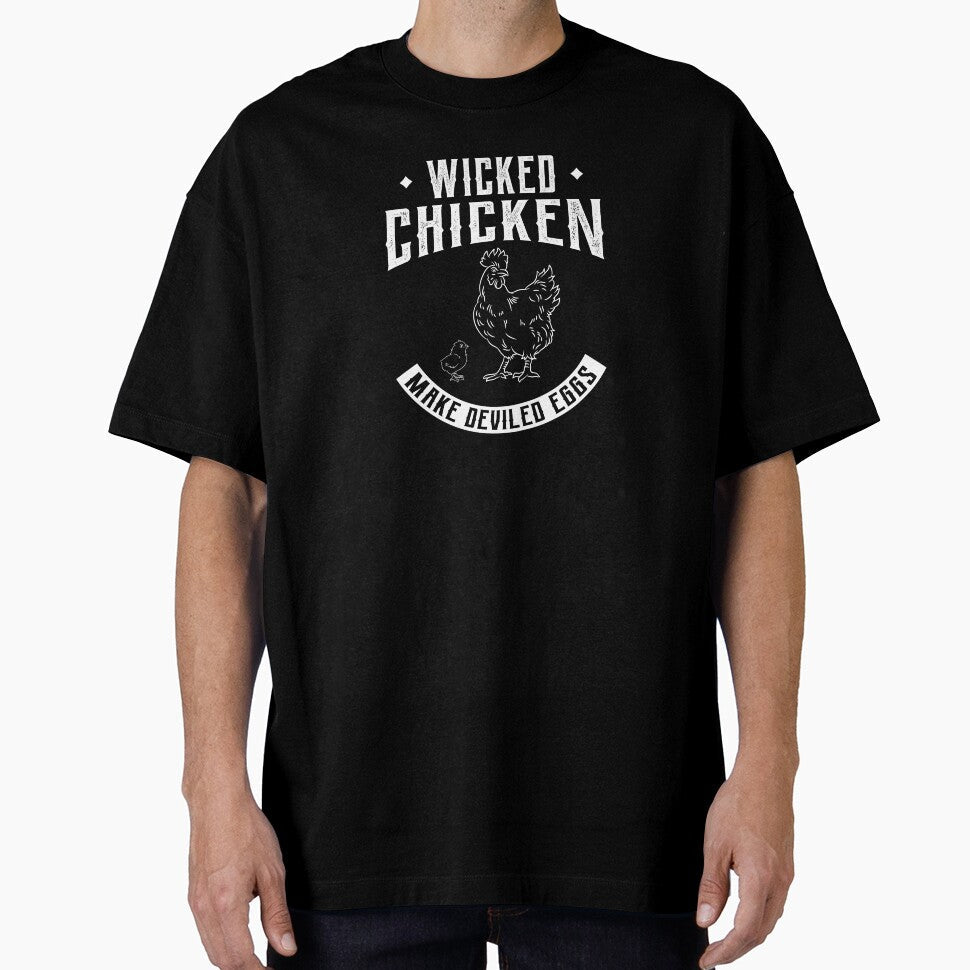 Wicked Chickens Deviled Eggs Chicken Farmer Birthday Gift by haselshirt