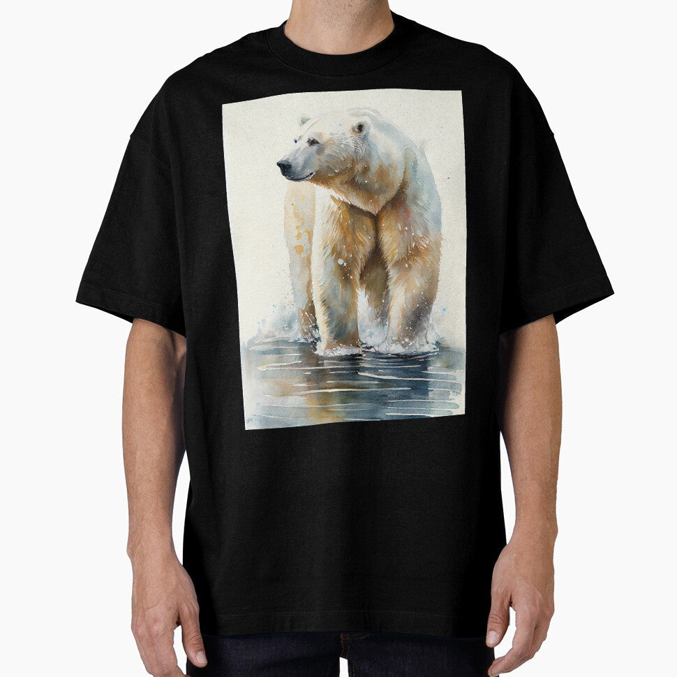 Polar bear - Watercolor paint by ABArtByAlexST